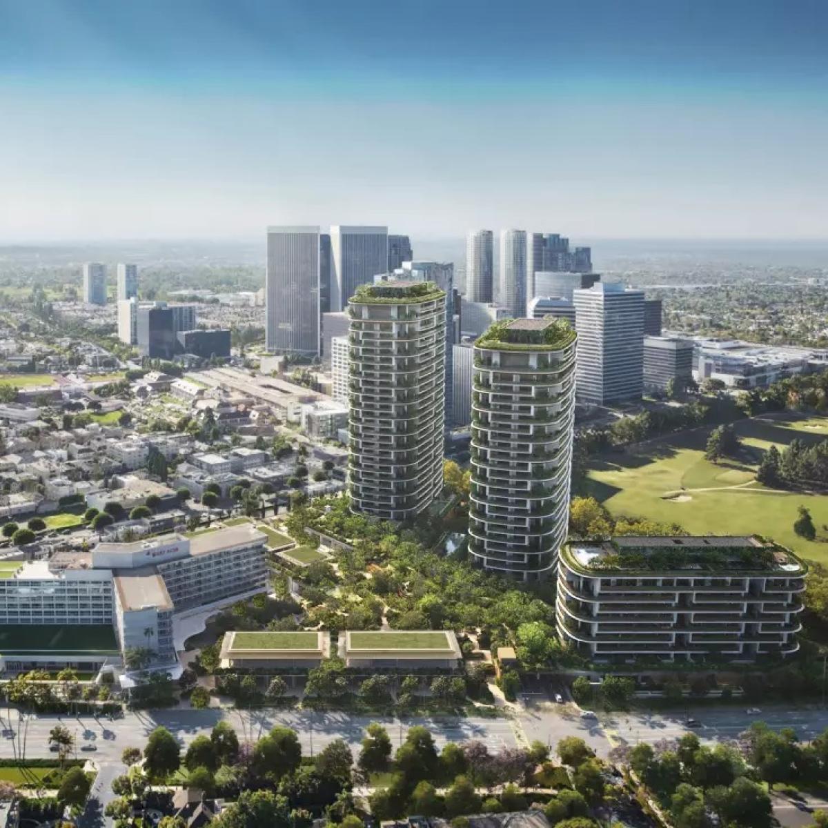【あす楽対応】 Construction begins for skyline-altering One Beverly Hills 絵画